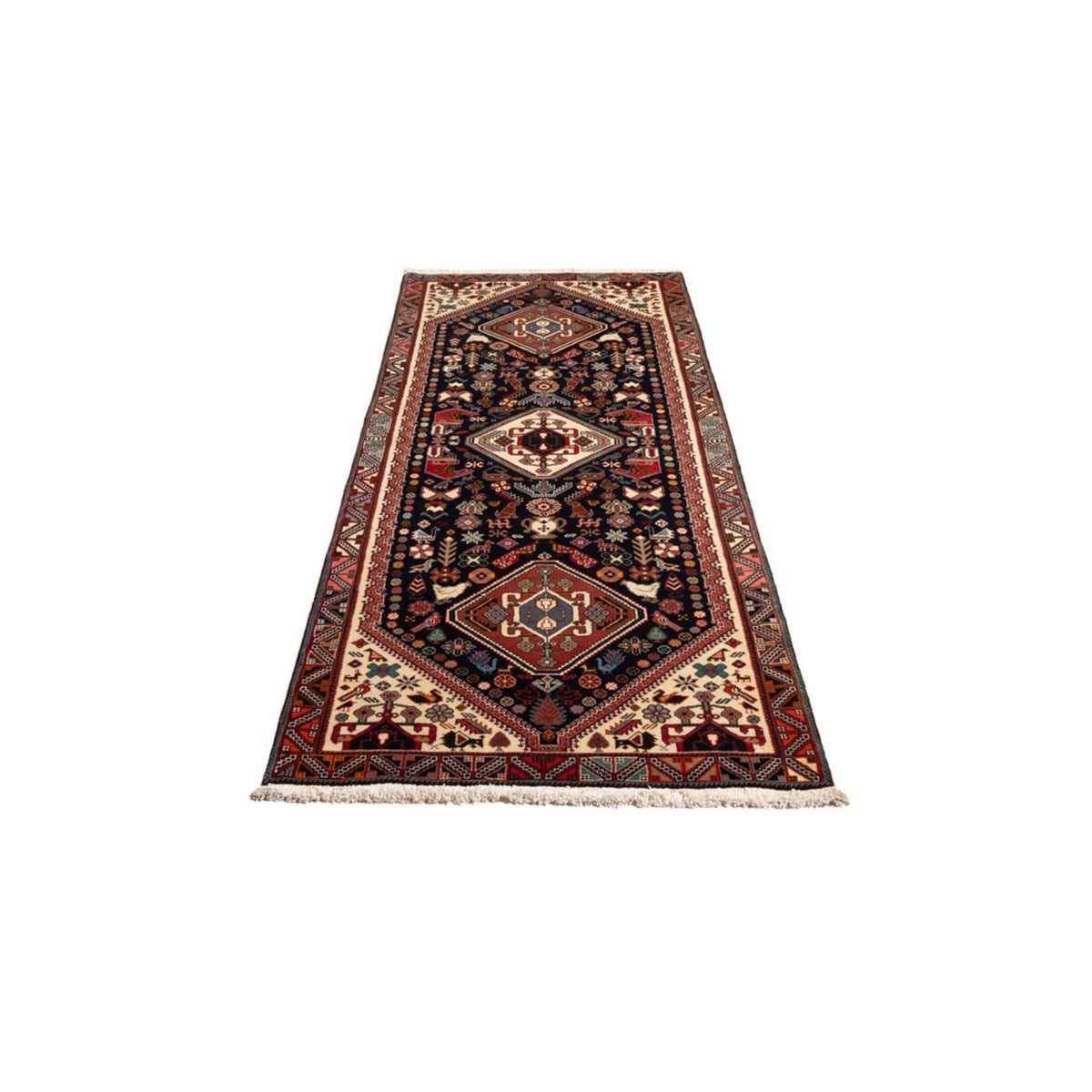 Runner Persisk matta - Nomadic - 262 x 83 cm - mörkblå