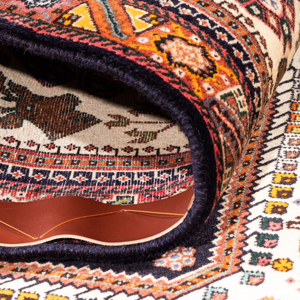 Runner Persisk matta - Nomadic - 253 x 80 cm - grädde