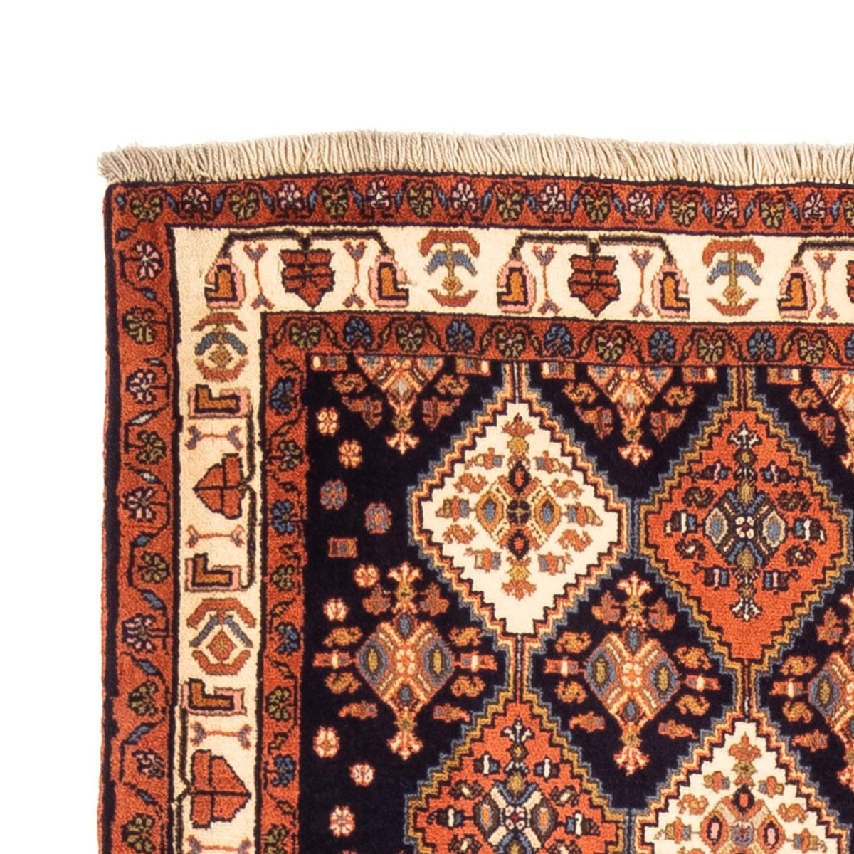 Runner Persisk matta - Nomadic - 232 x 80 cm - mörkblå