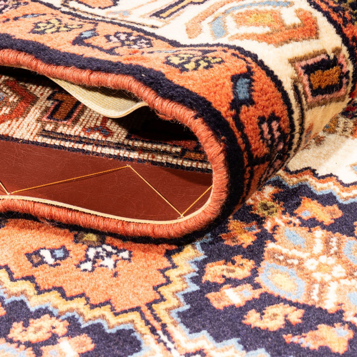 Runner Persisk matta - Nomadic - 232 x 80 cm - mörkblå