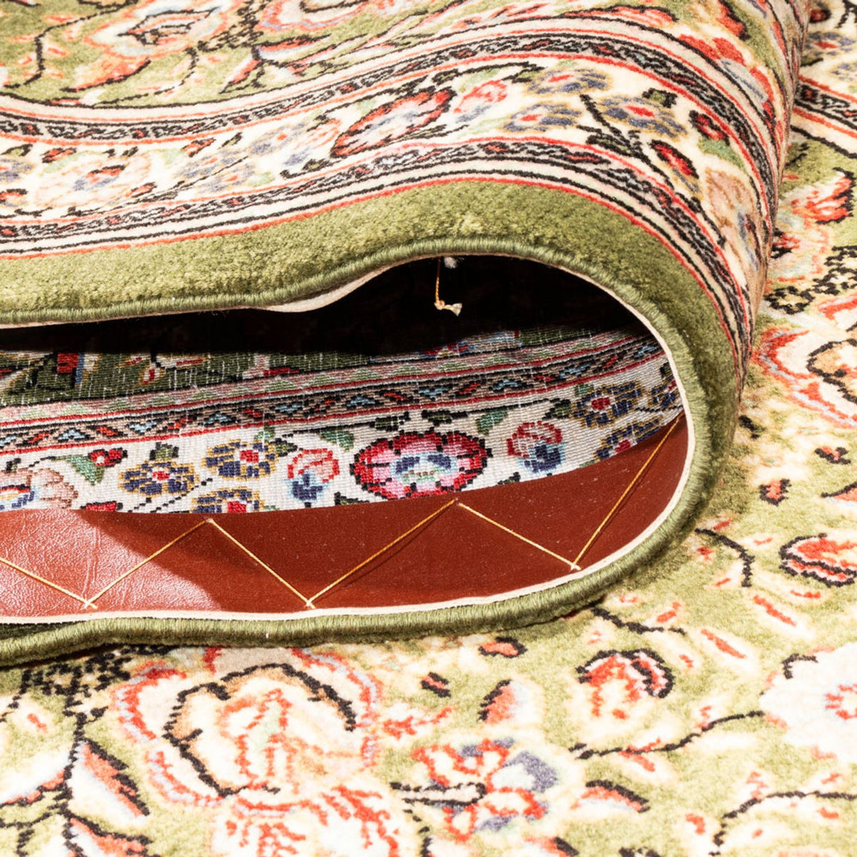 Runner Persisk matta - Ghom - 295 x 80 cm - grön