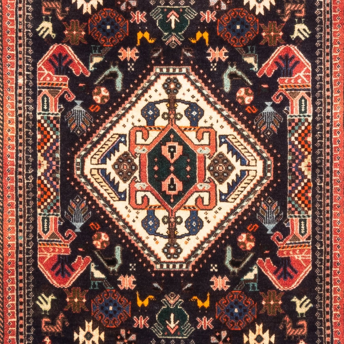 Runner Persisk matta - Nomadic - 297 x 74 cm - mörkblå