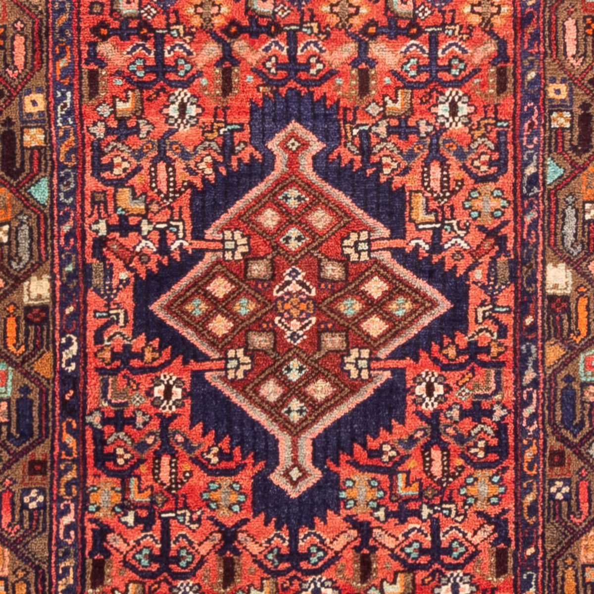 Runner Persisk matta - Nomadic - 297 x 82 cm - röd
