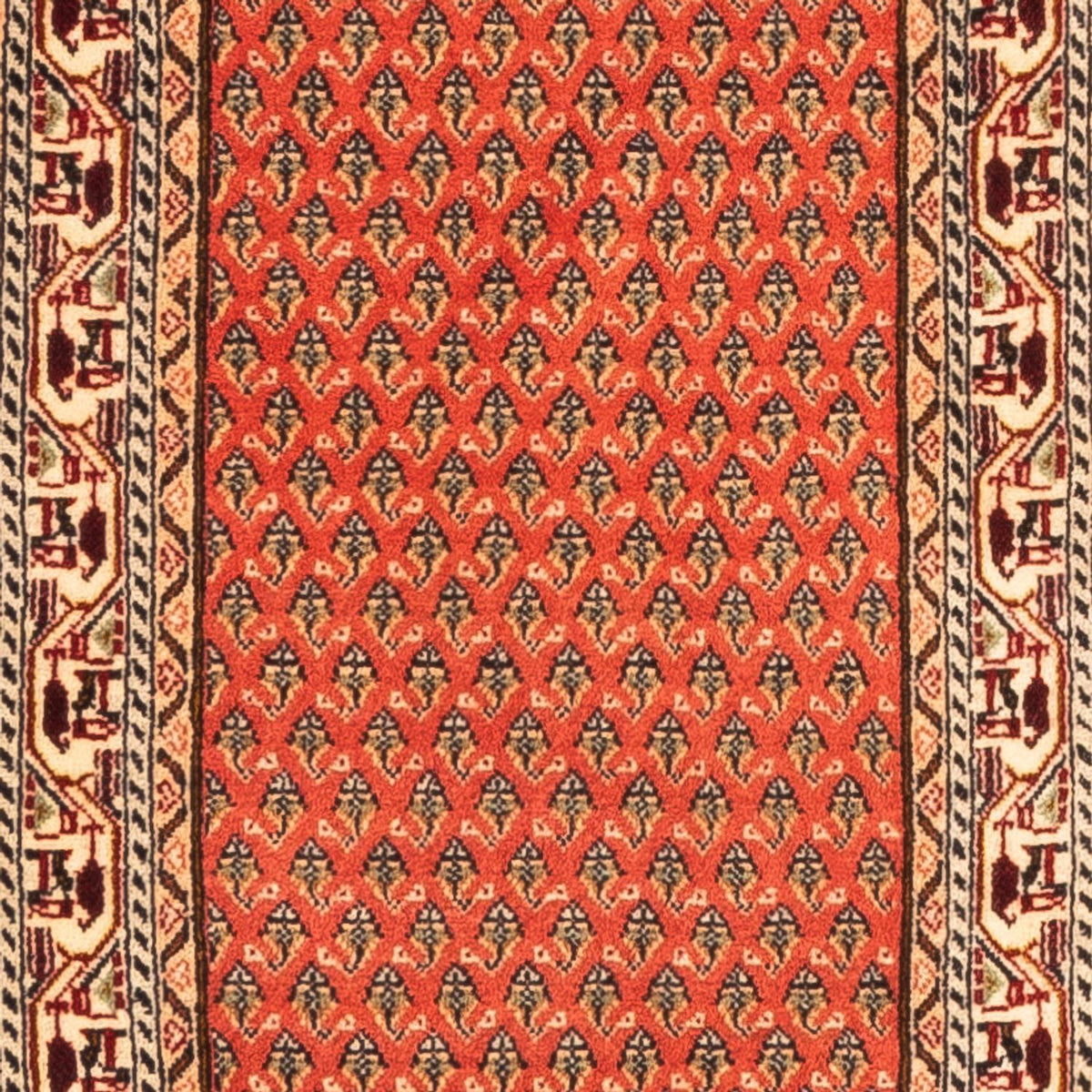 Runner Persisk matta - Mir - 348 x 63 cm - röd