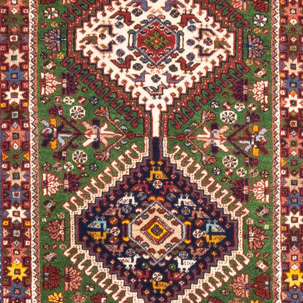 Runner Persisk matta - Nomadic - 283 x 74 cm - grön