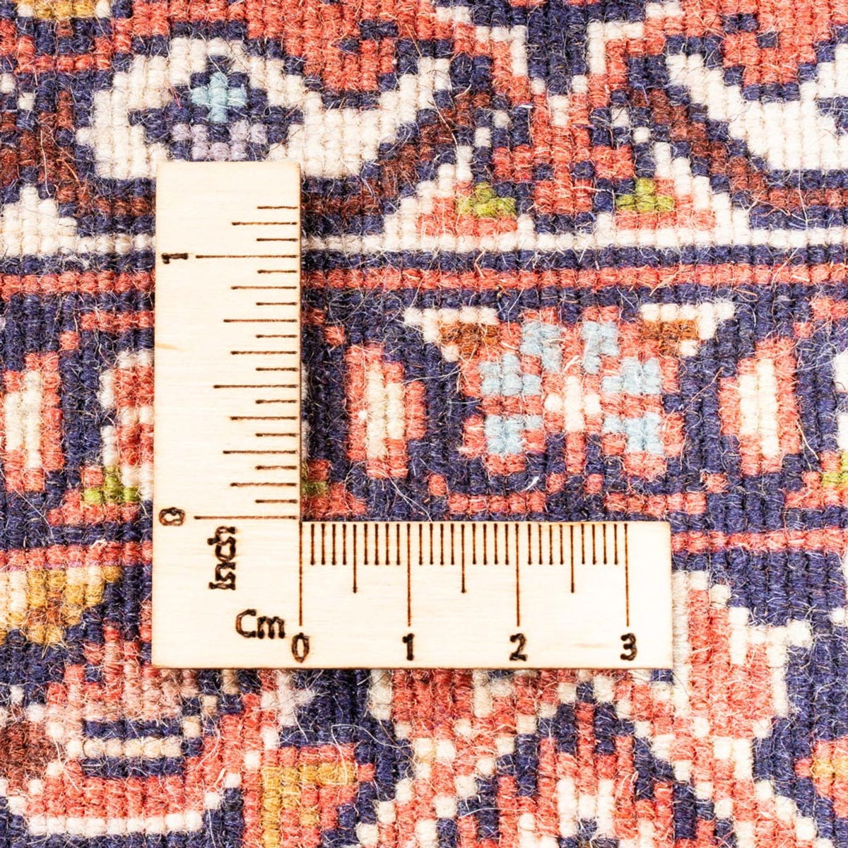 Persisk matta - Bijar - Royal - 107 x 81 cm - röd