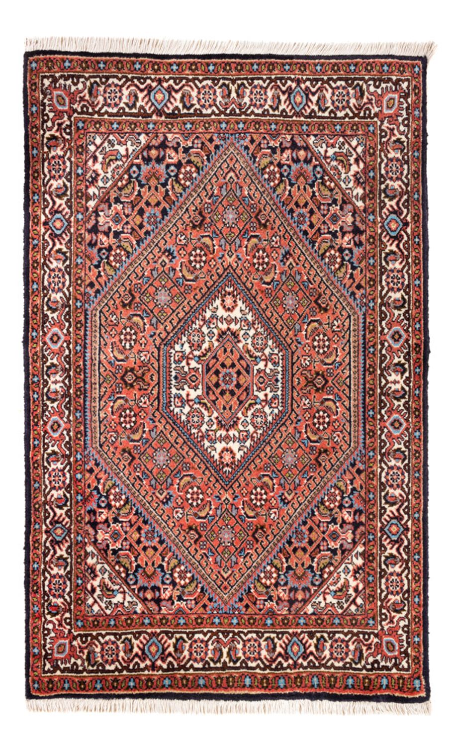 Persisk matta - Bijar - Royal - 105 x 70 cm - röd