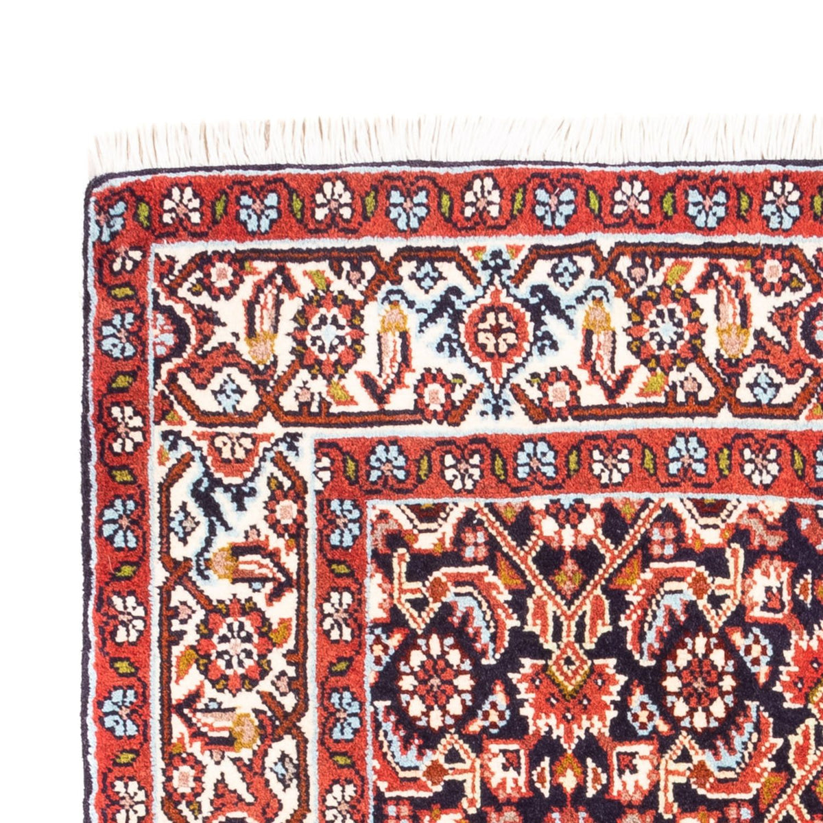 Persisk matta - Bijar - Royal - 100 x 66 cm - mörkblå