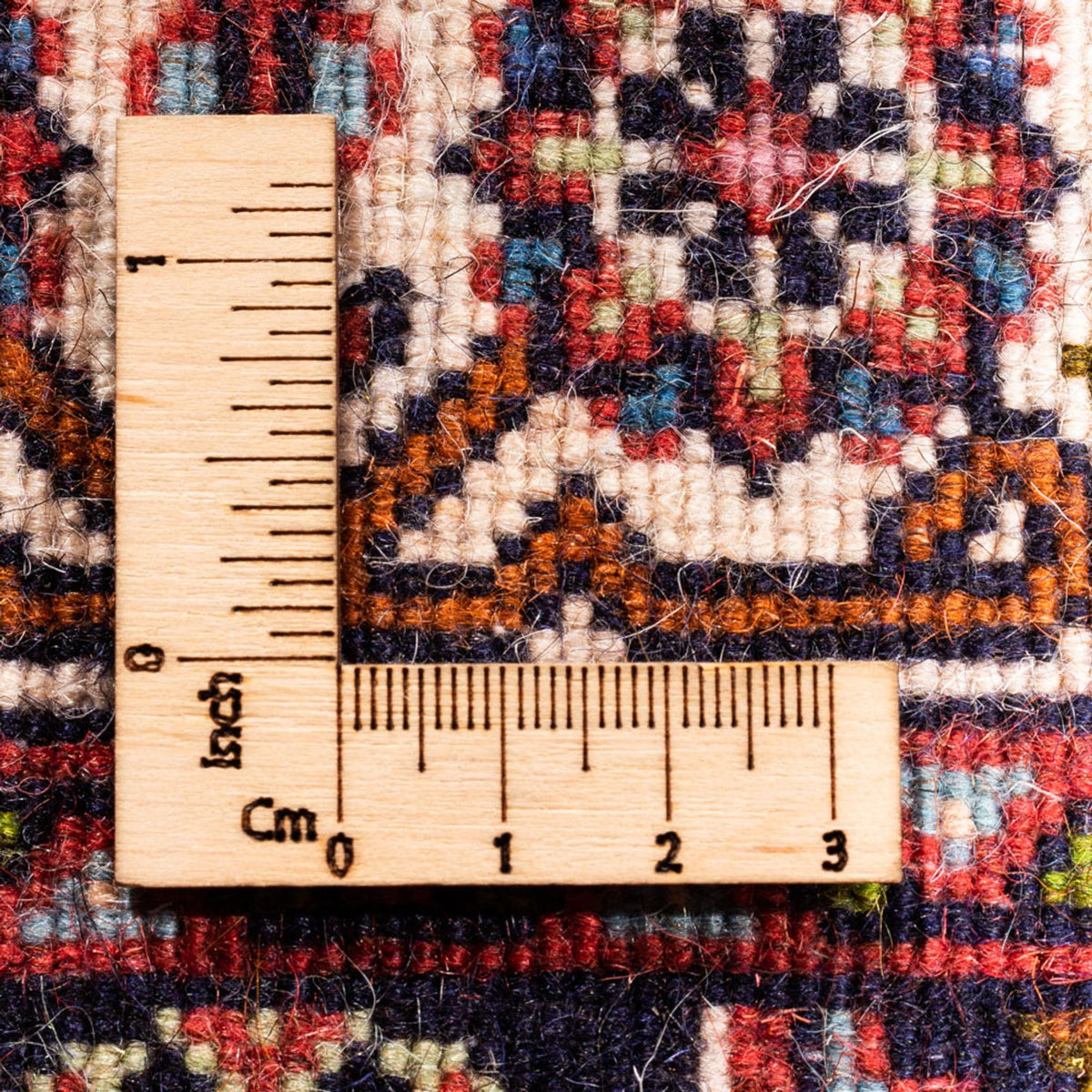 Persisk matta - Bijar - Royal - 104 x 70 cm - röd