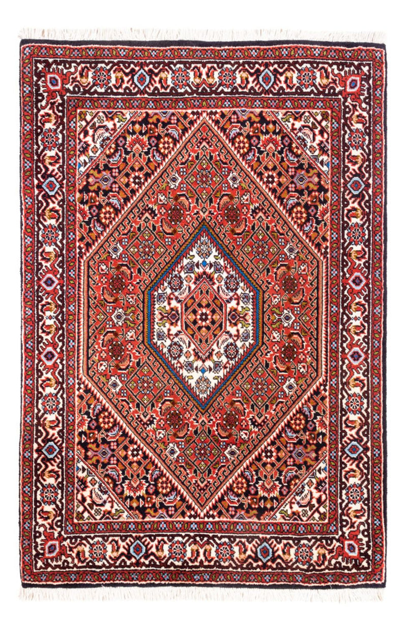 Persisk matta - Bijar - Royal - 104 x 72 cm - röd