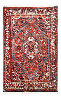 Persisk matta - Bijar - Royal - 102 x 72 cm - röd