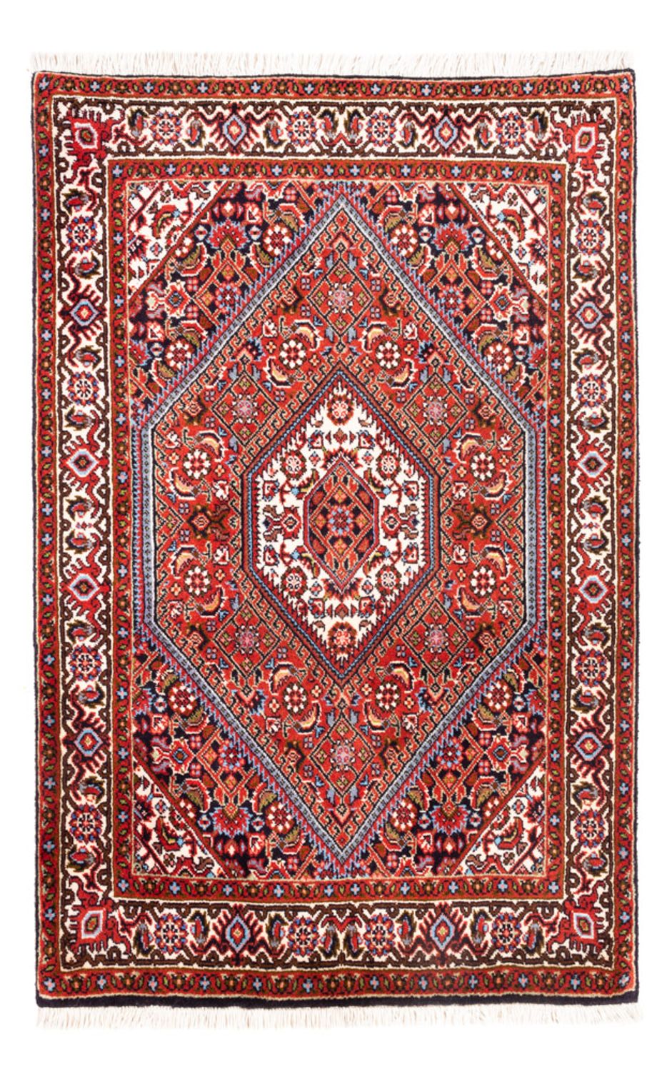 Persisk matta - Bijar - Royal - 102 x 72 cm - röd