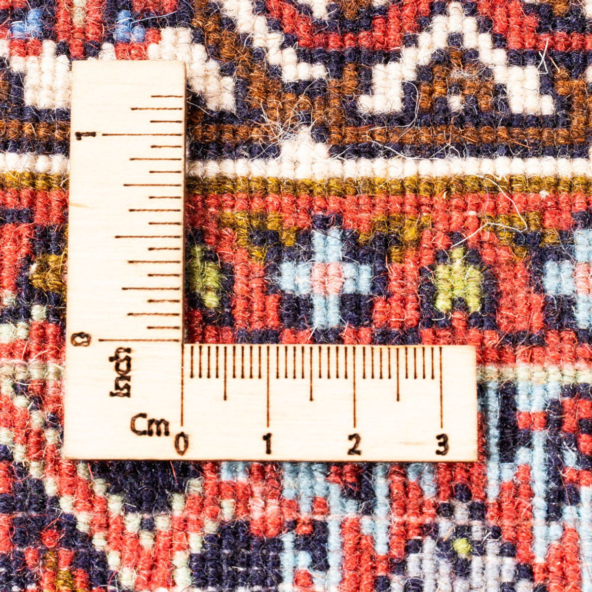 Persisk matta - Bijar - Royal - 102 x 72 cm - röd