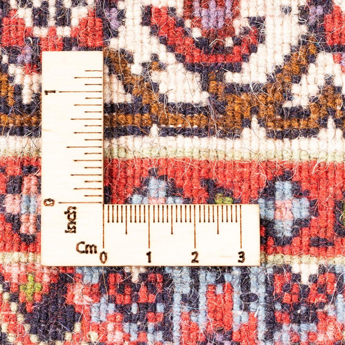 Persisk matta - Bijar - Royal - 100 x 70 cm - röd