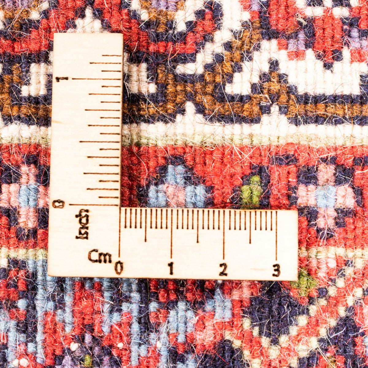 Persisk matta - Bijar - Royal - 104 x 70 cm - röd