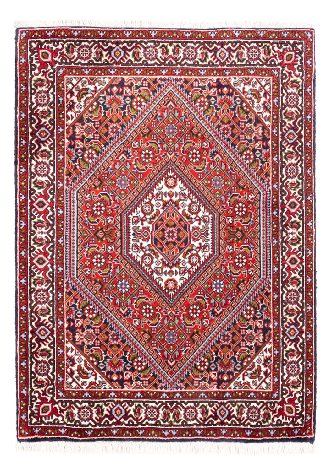 Persisk matta - Bijar - Royal - 95 x 72 cm - röd