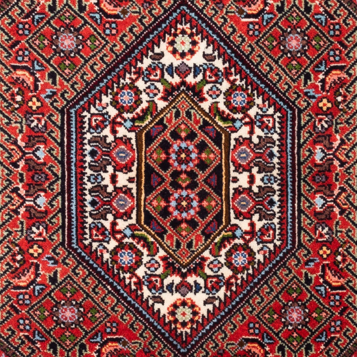 Persisk matta - Bijar - Royal - 98 x 68 cm - röd