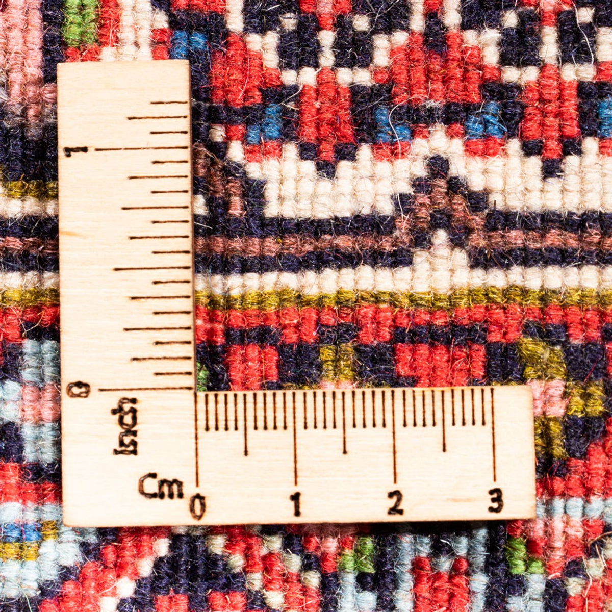 Persisk matta - Bijar - Royal - 98 x 68 cm - röd