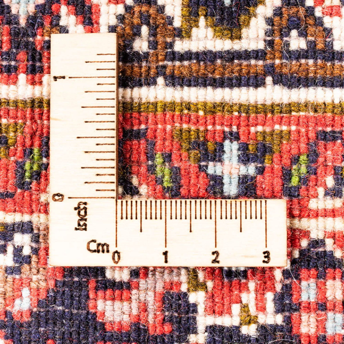 Persisk matta - Bijar - Royal - 104 x 72 cm - röd