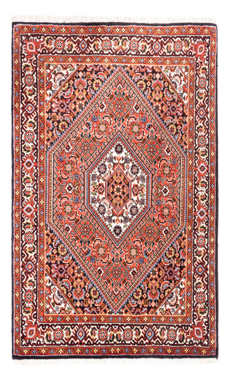 Persisk matta - Bijar - Royal - 105 x 70 cm - röd