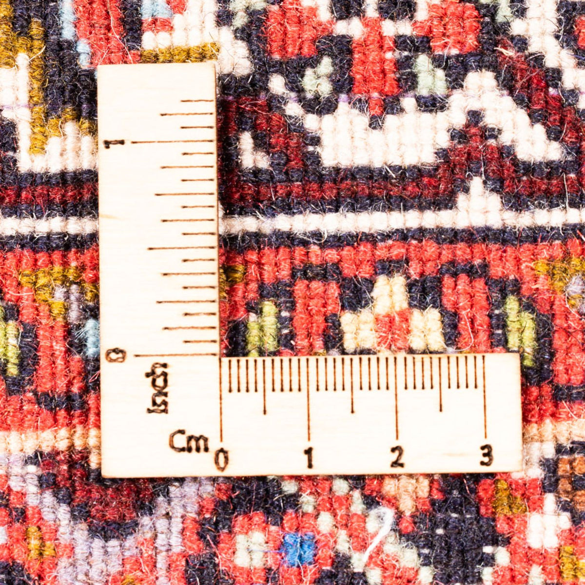 Persisk matta - Bijar - Royal - 105 x 70 cm - röd