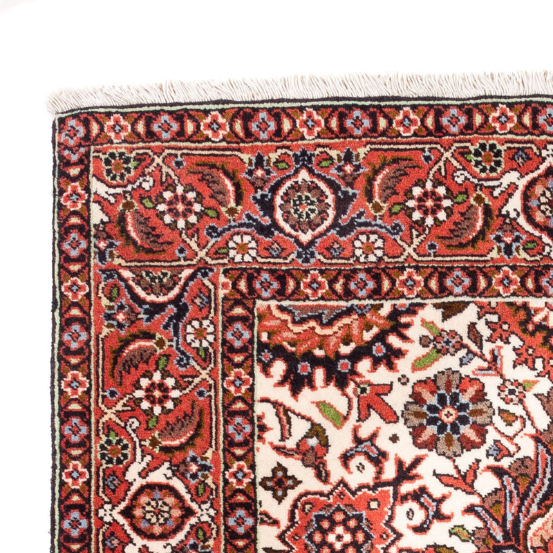 Persisk matta - Bijar - Royal - 107 x 77 cm - grädde