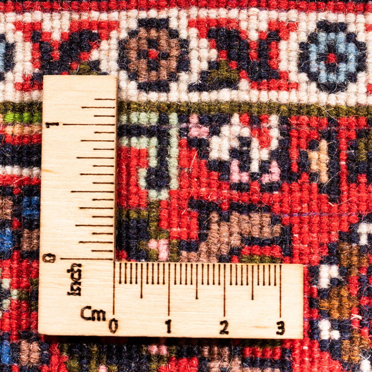 Persisk matta - Bijar - Royal - 98 x 66 cm - röd