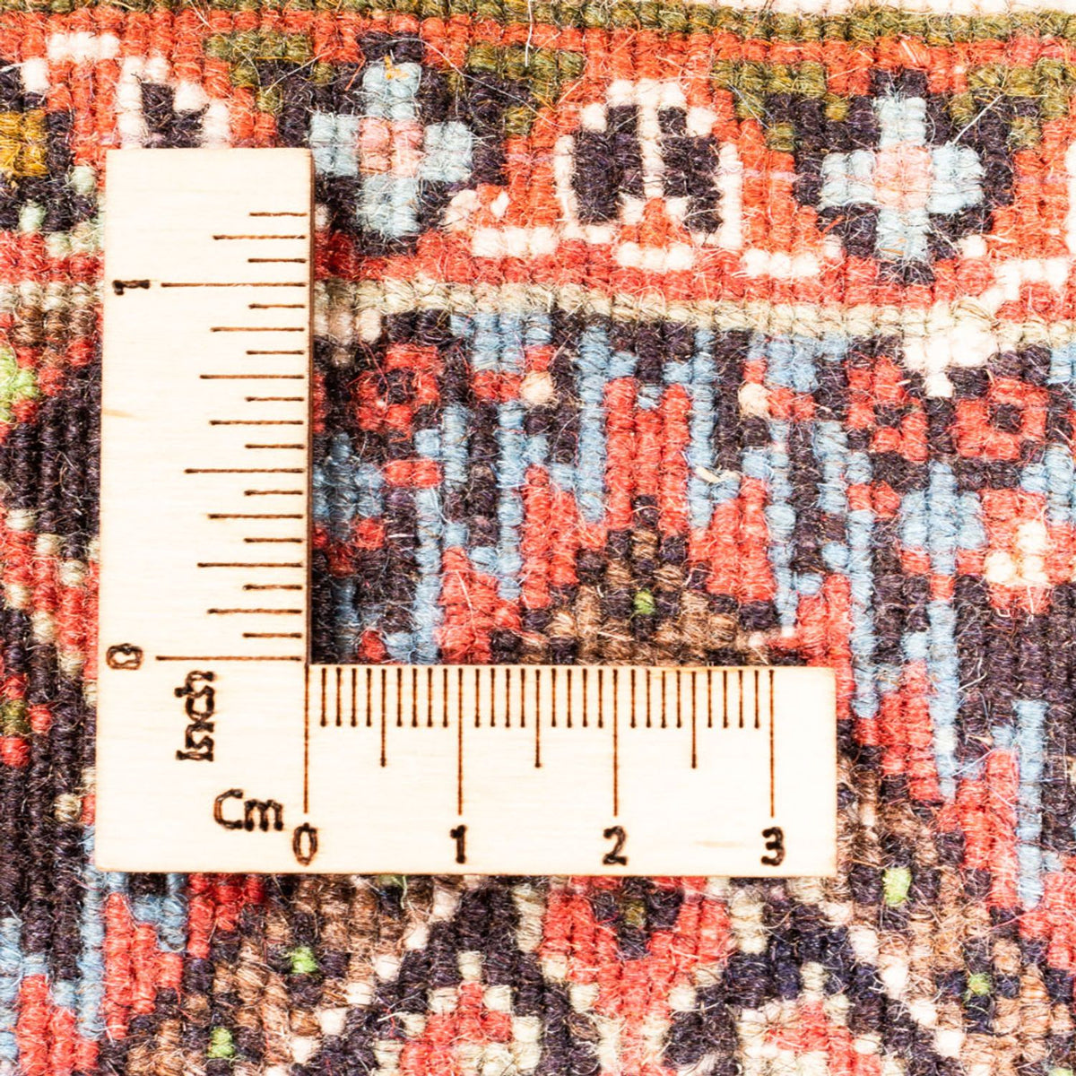 Persisk matta - Bijar - Royal - 98 x 70 cm - röd