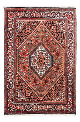 Persisk matta - Bijar - Royal - 105 x 73 cm - röd