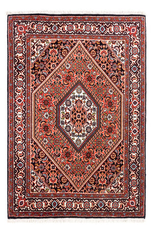 Persisk matta - Bijar - Royal - 105 x 73 cm - röd