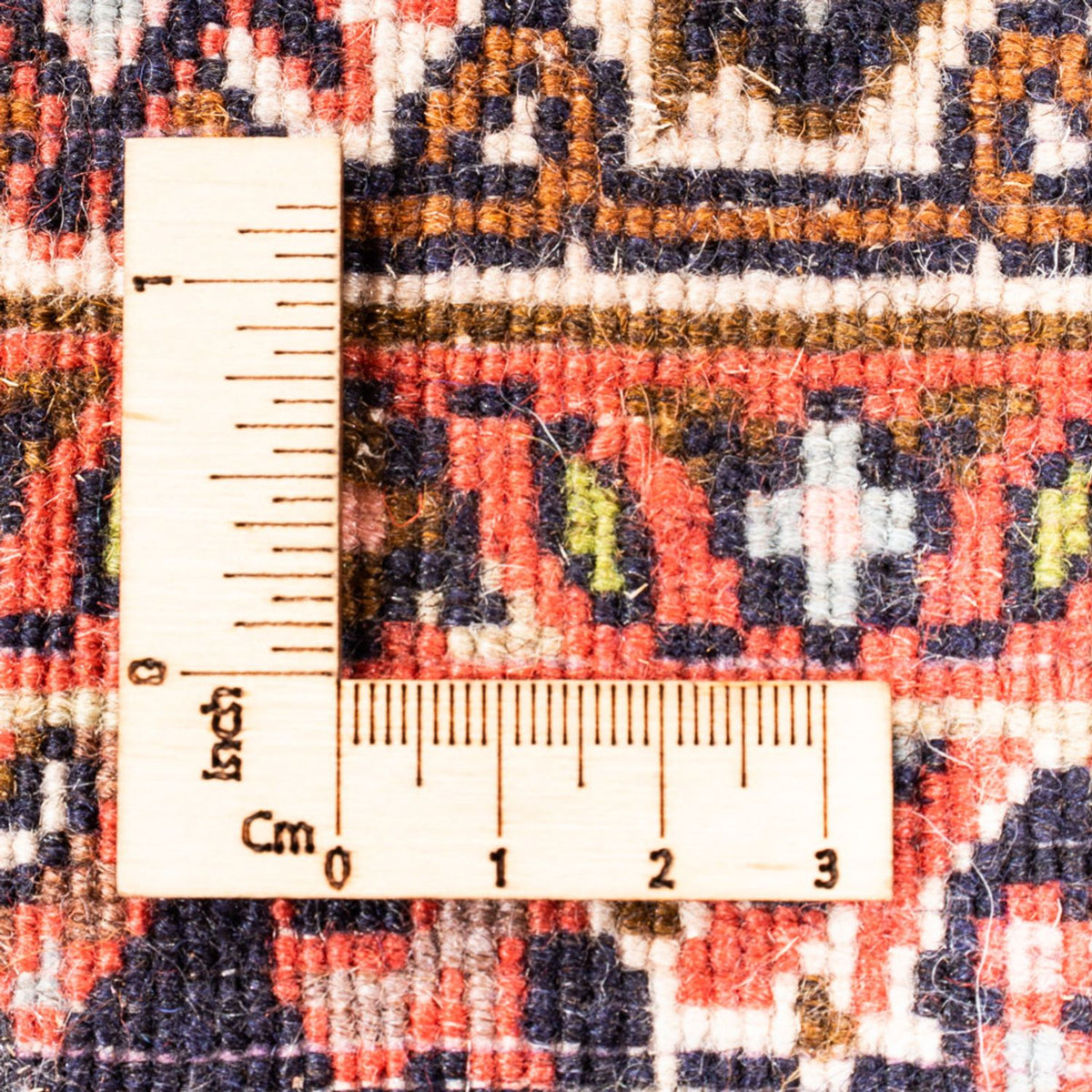 Persisk matta - Bijar - Royal - 104 x 71 cm - röd