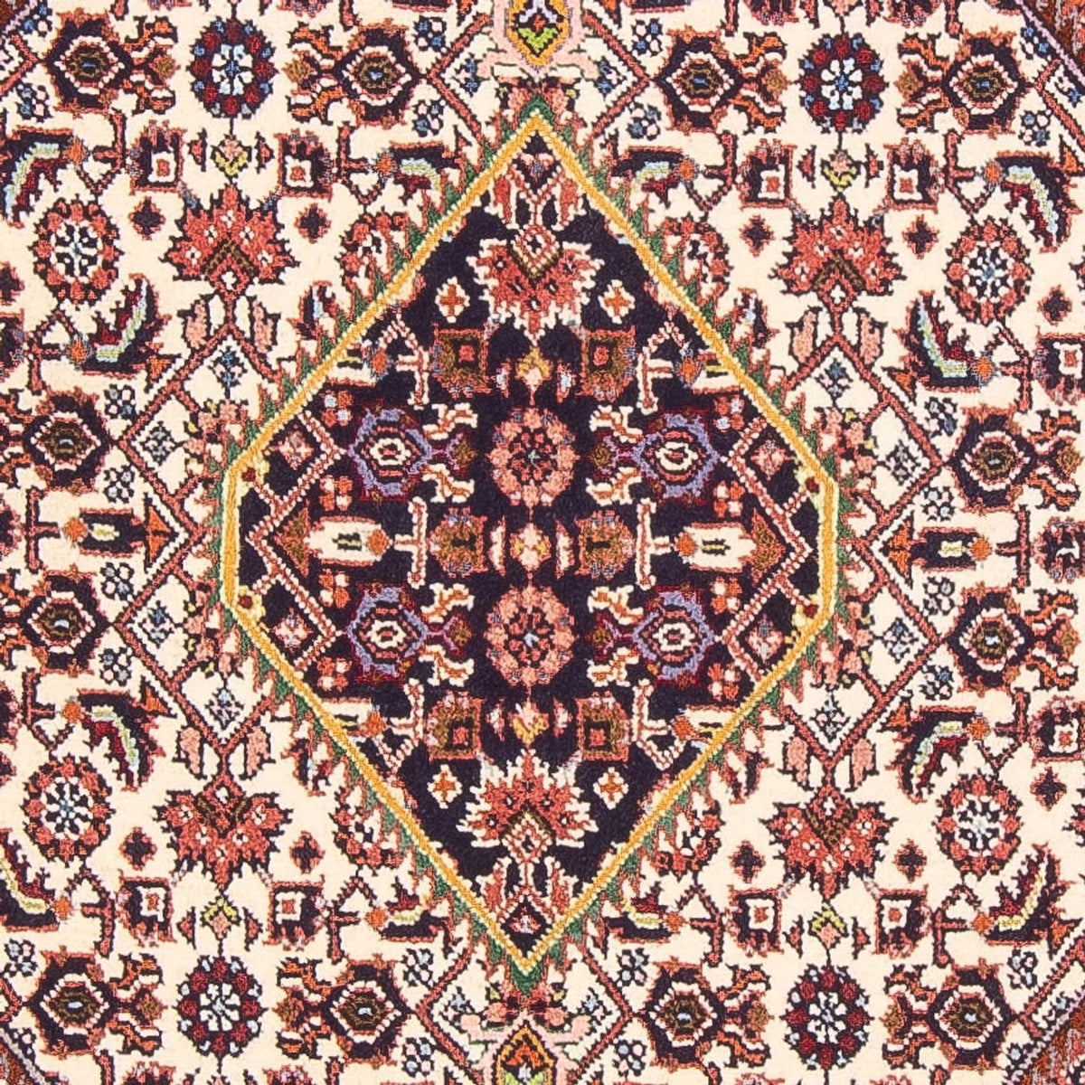 Persisk matta - Bijar - Royal - 138 x 84 cm - beige