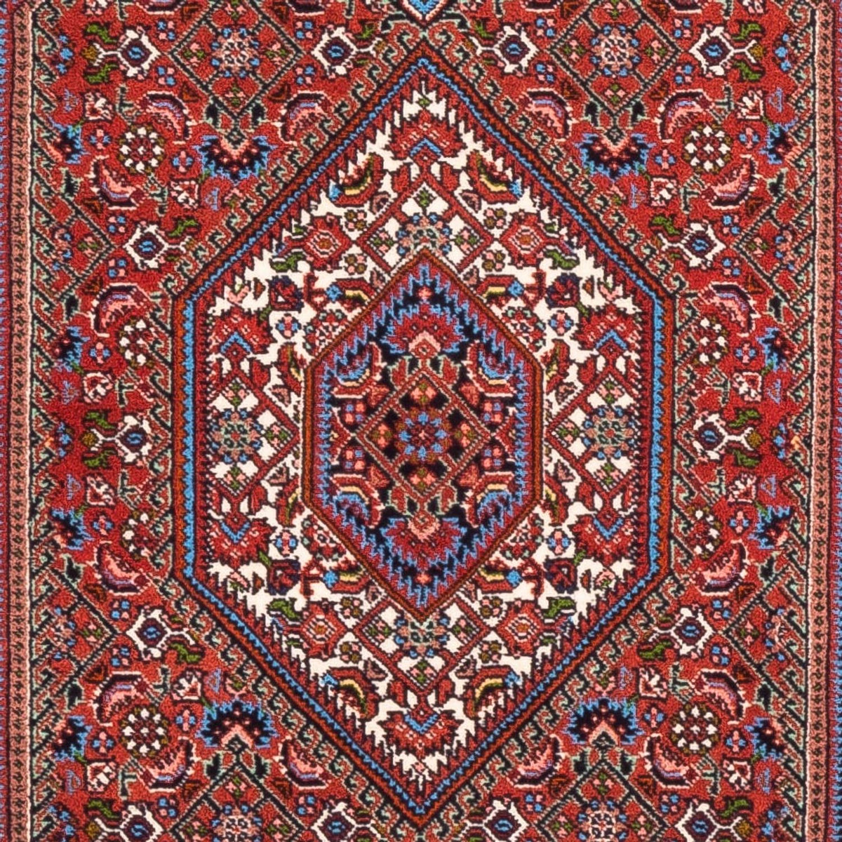 Persisk matta - Bijar - Royal - 144 x 83 cm - röd