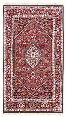 Persisk matta - Bijar - Royal - 138 x 83 cm - röd