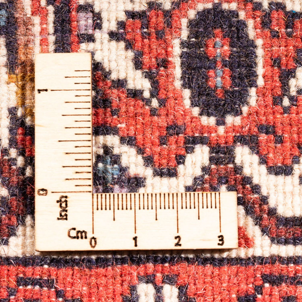 Persisk matta - Bijar - Royal - 146 x 83 cm - röd