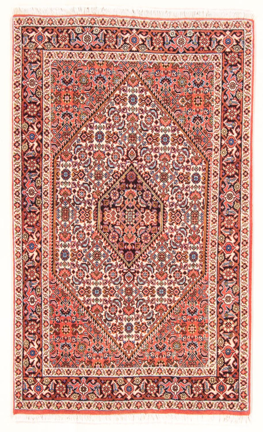 Persisk matta - Bijar - Royal - 135 x 84 cm - röd