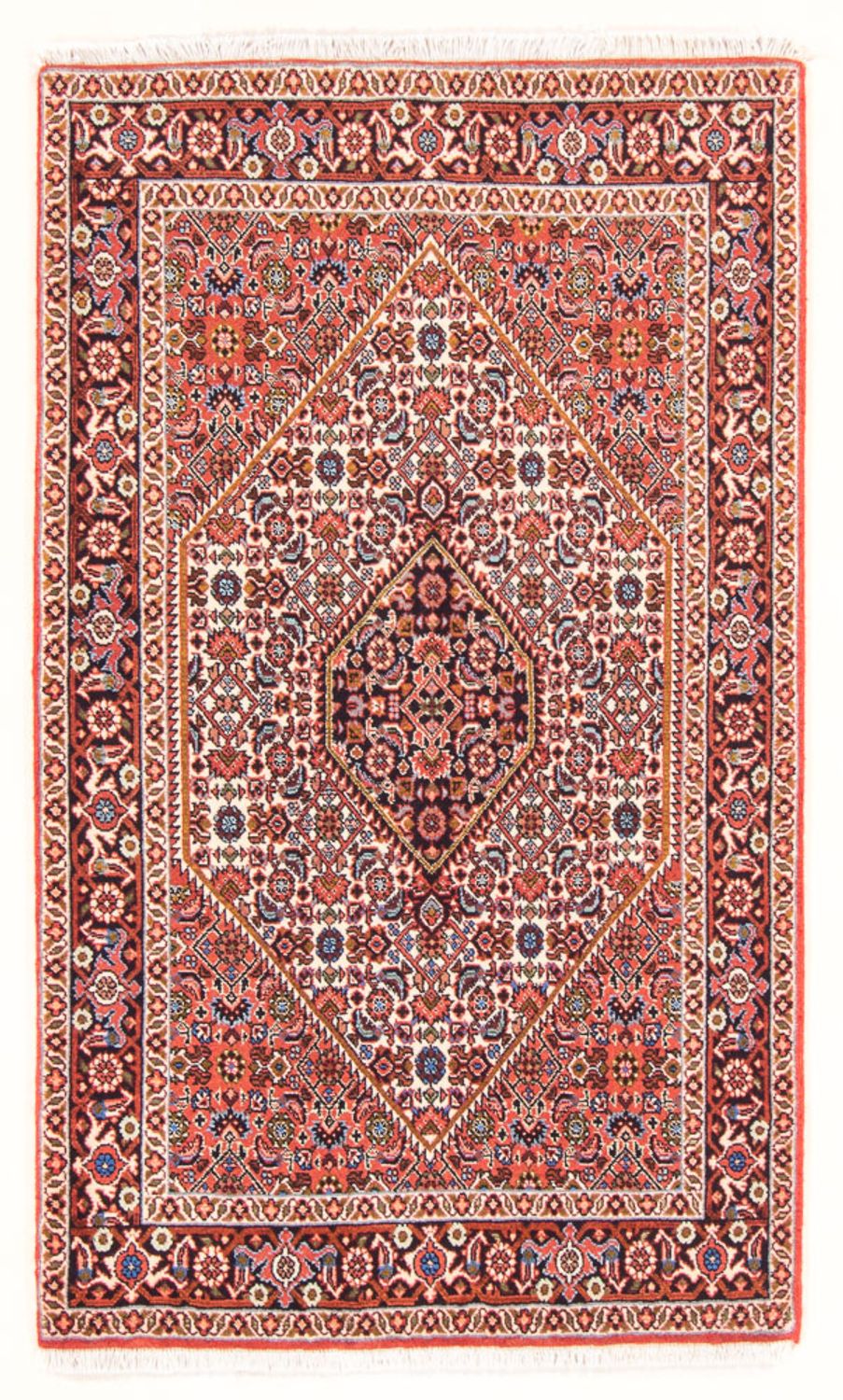 Persisk matta - Bijar - Royal - 137 x 85 cm - röd