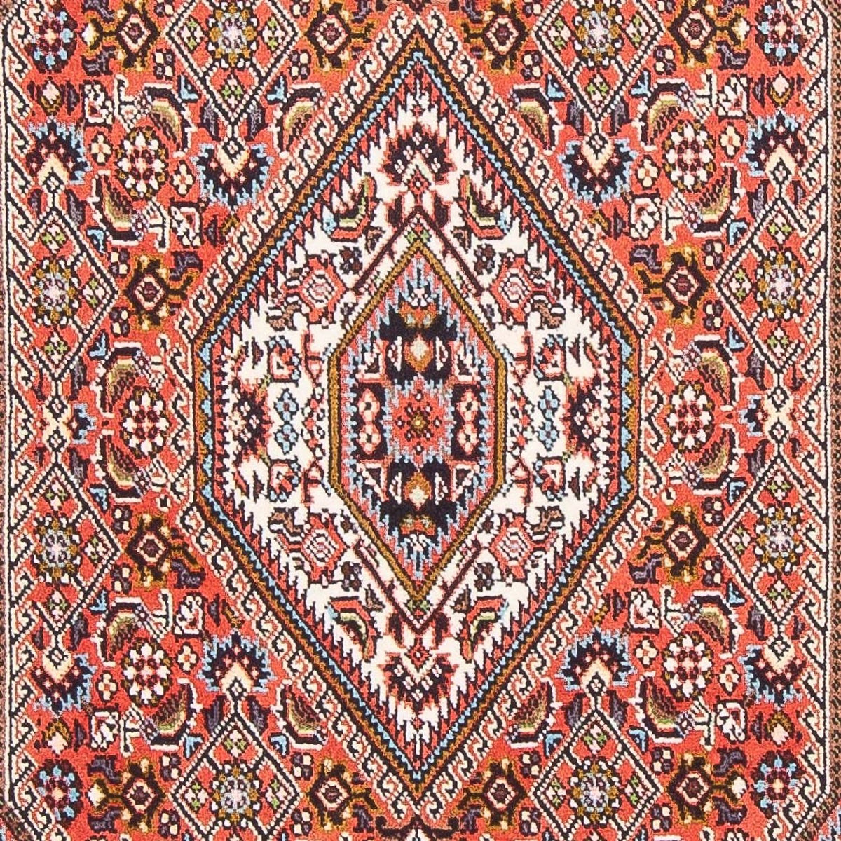 Persisk matta - Bijar - Royal - 147 x 84 cm - röd