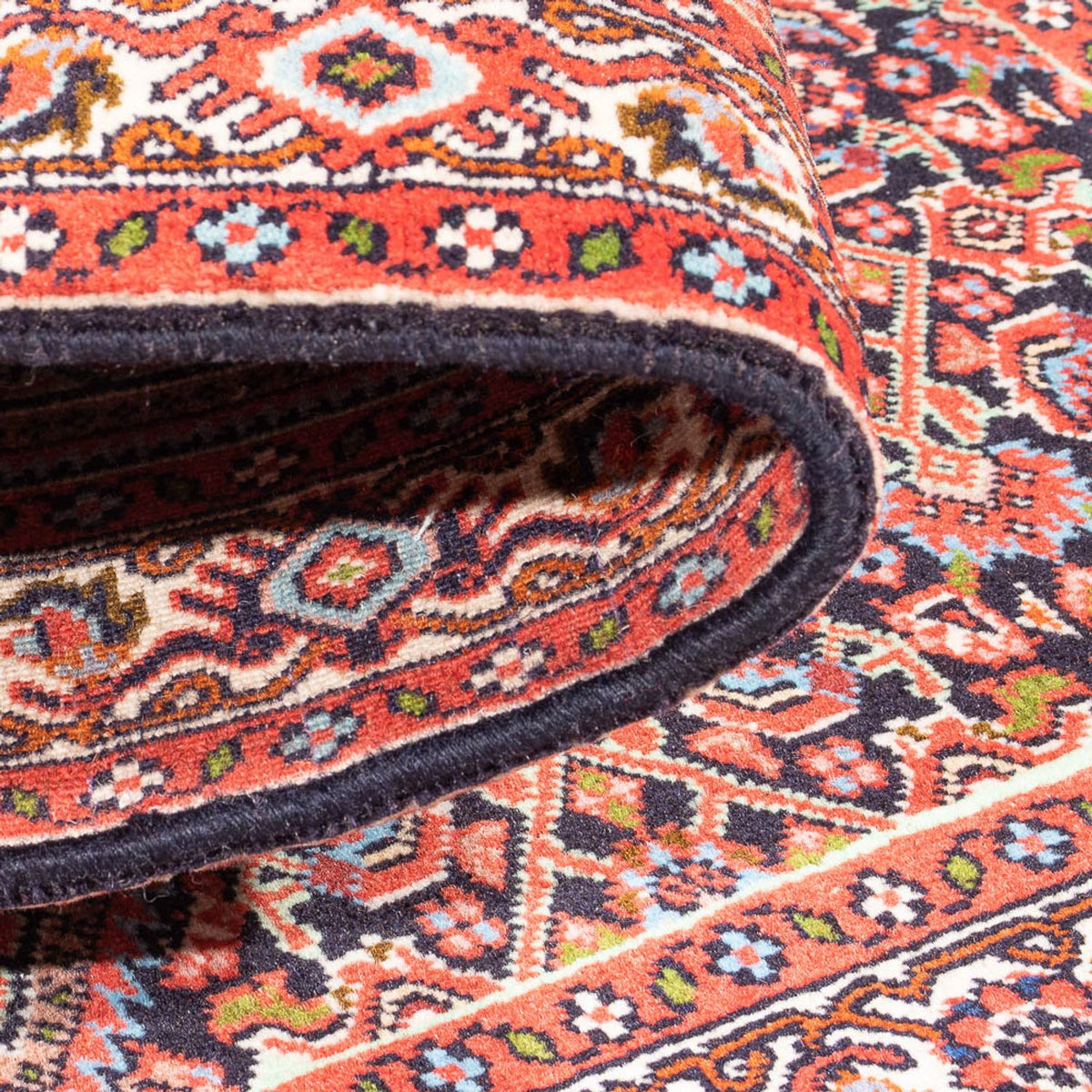 Persisk matta - Bijar - Royal - 142 x 84 cm - röd