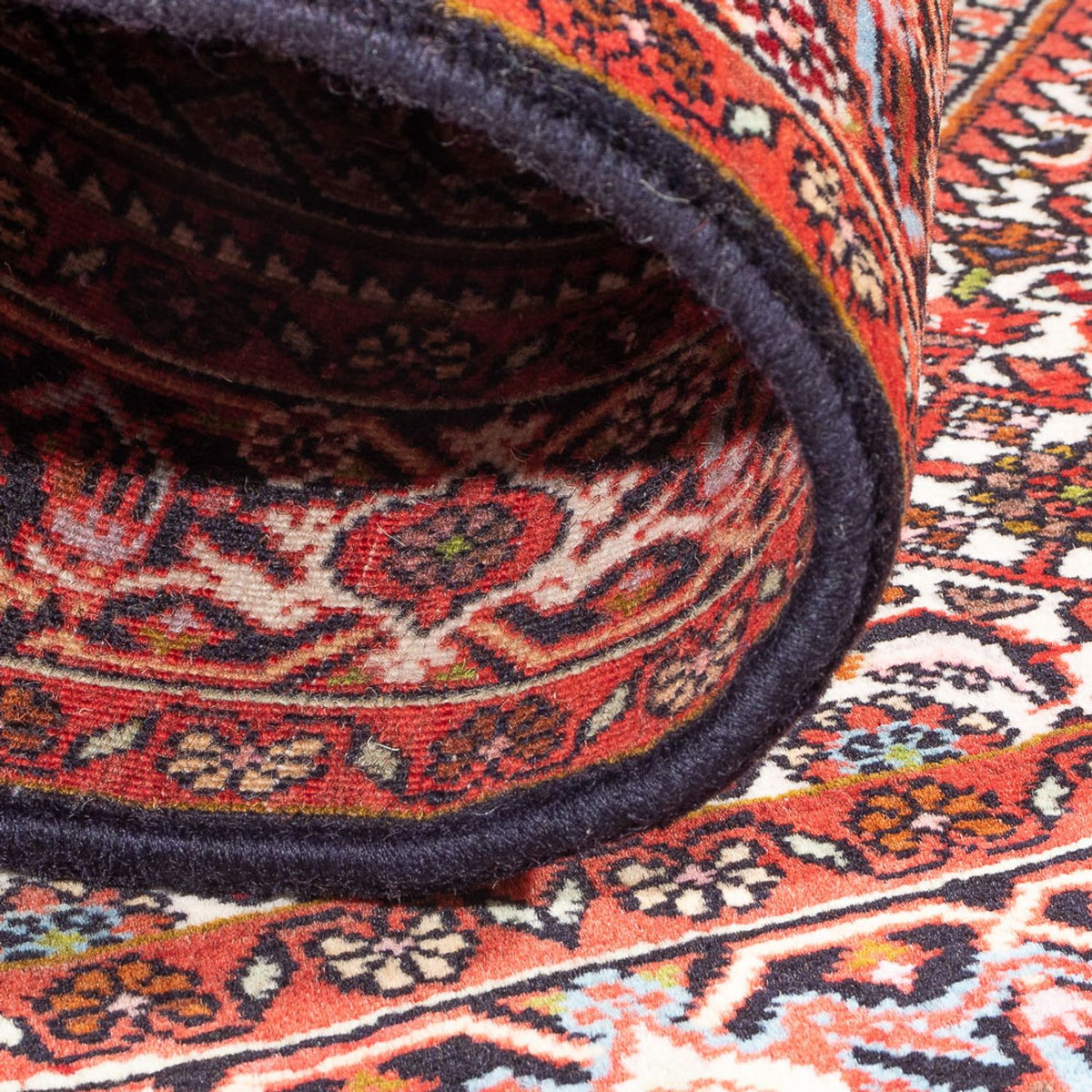 Persisk matta - Bijar - Royal - 142 x 82 cm - röd