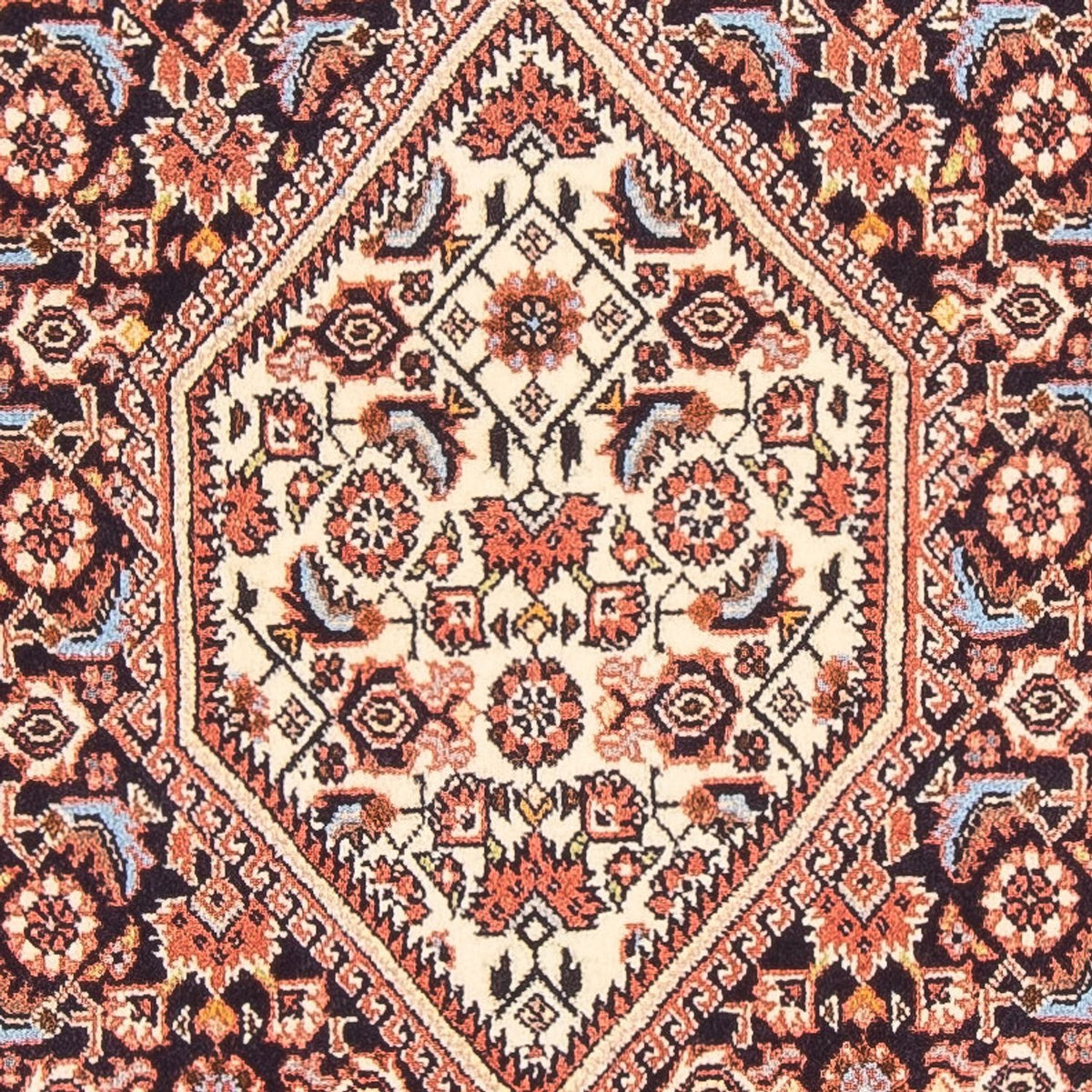 Persisk matta - Bijar - Royal - 136 x 83 cm - mörkblå