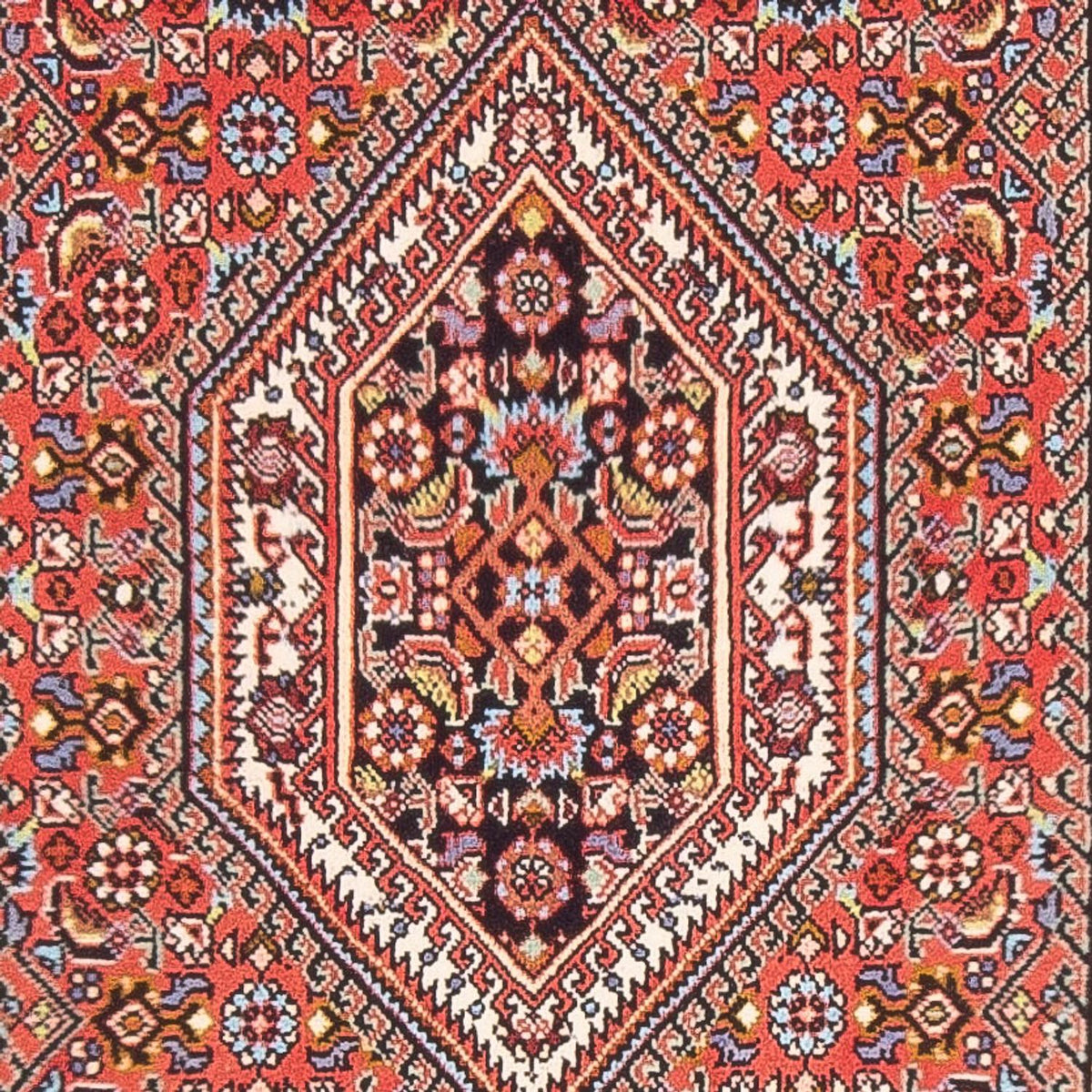 Persisk matta - Bijar - Royal - 147 x 82 cm - röd
