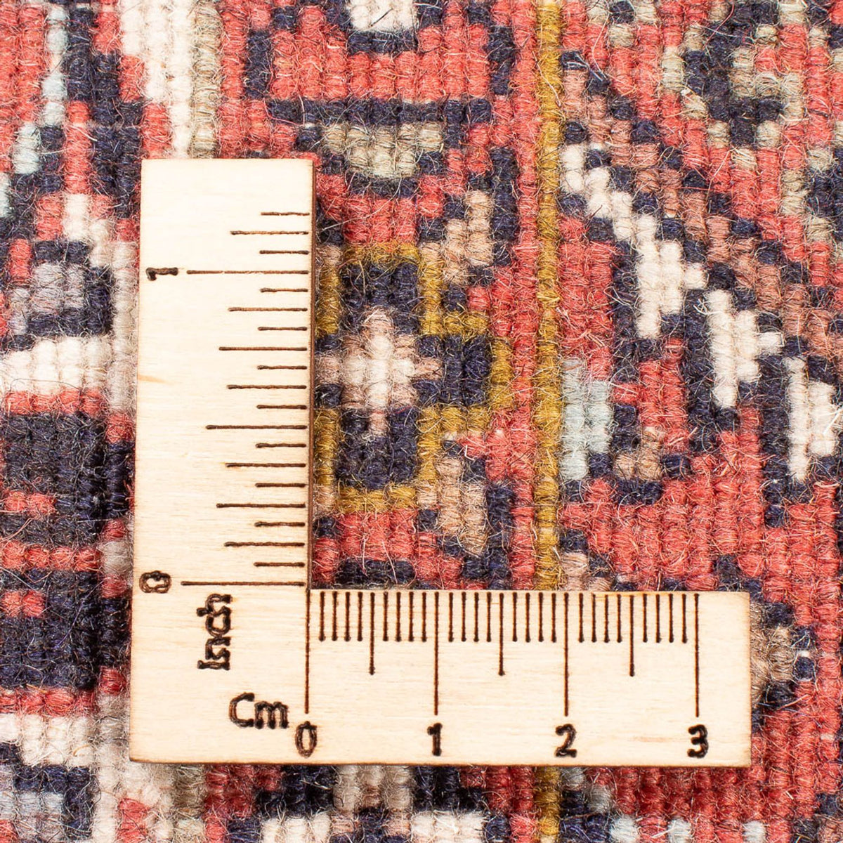 Persisk matta - Bijar - Royal - 144 x 82 cm - röd