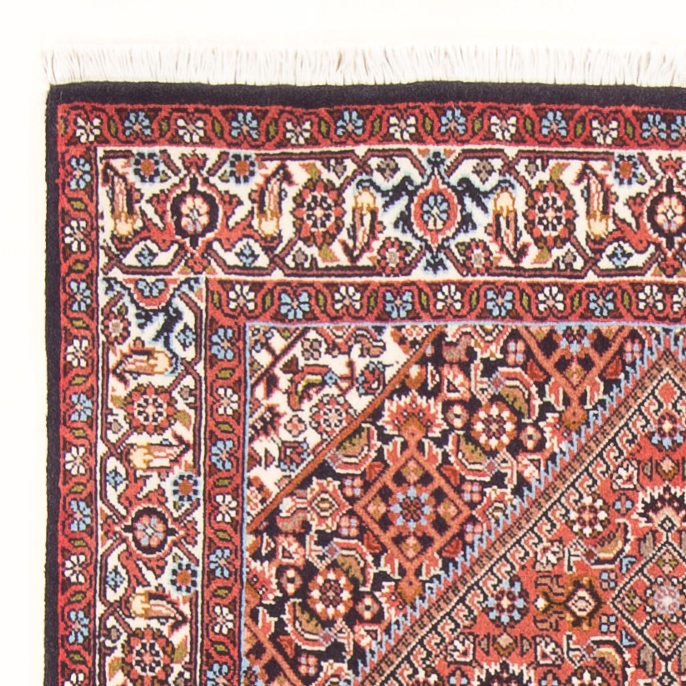 Persisk matta - Bijar - Royal - 131 x 83 cm - röd