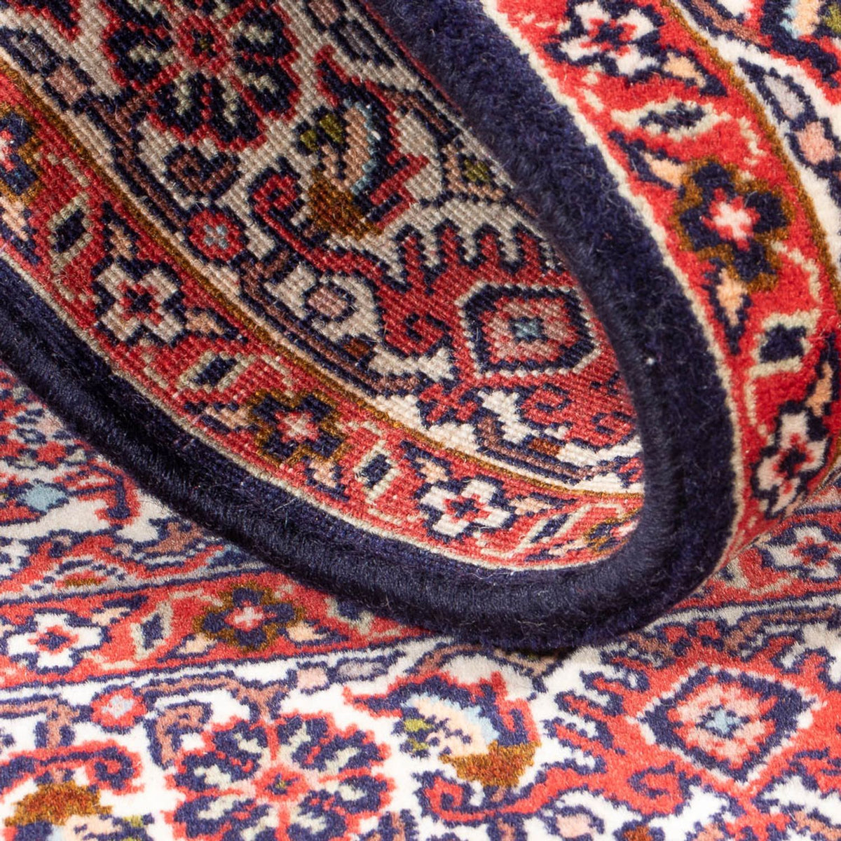 Persisk matta - Bijar - Royal - 130 x 86 cm - röd