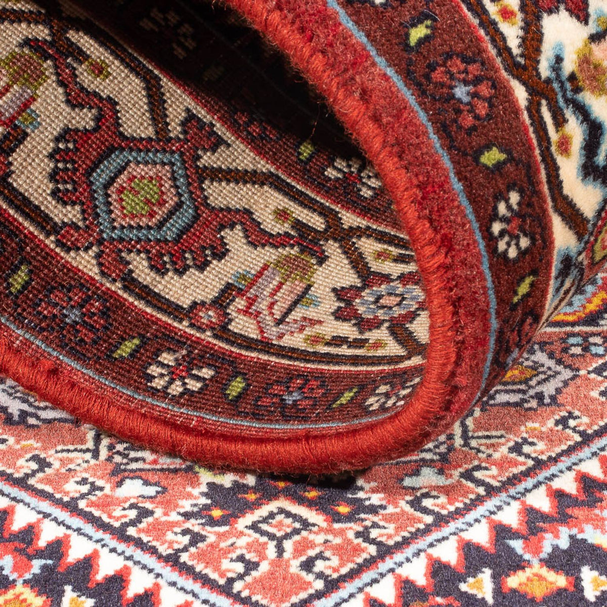 Persisk matta - Bijar - Royal - 160 x 82 cm - röd