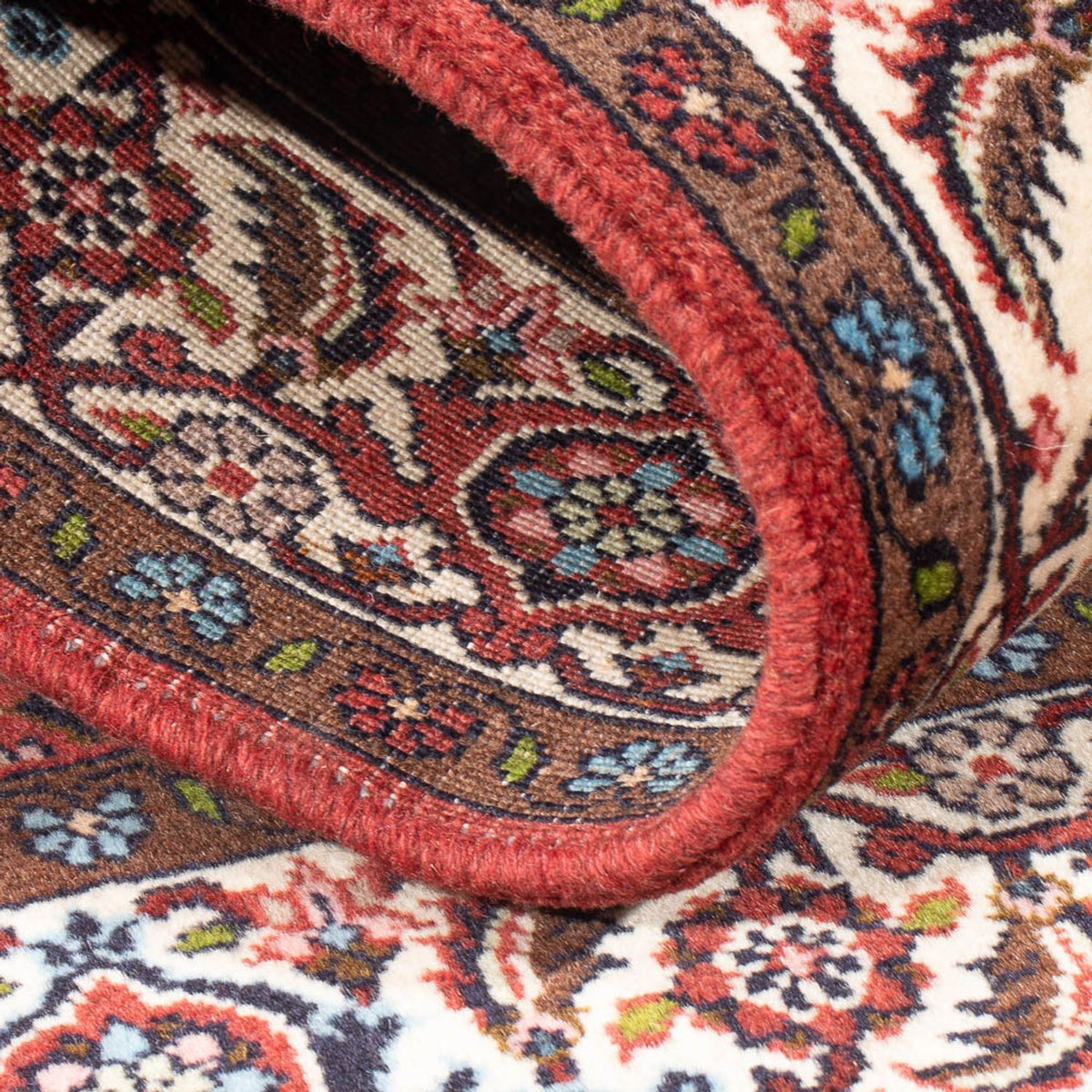 Persisk matta - Bijar - Royal - 143 x 81 cm - röd