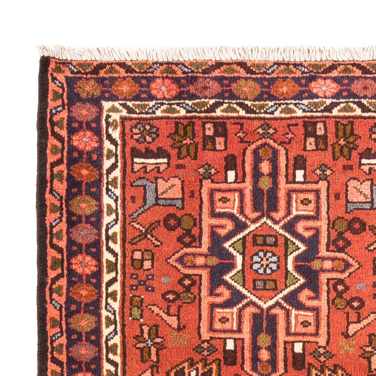 Runner Persisk matta - Nomadic - 290 x 76 cm - röd