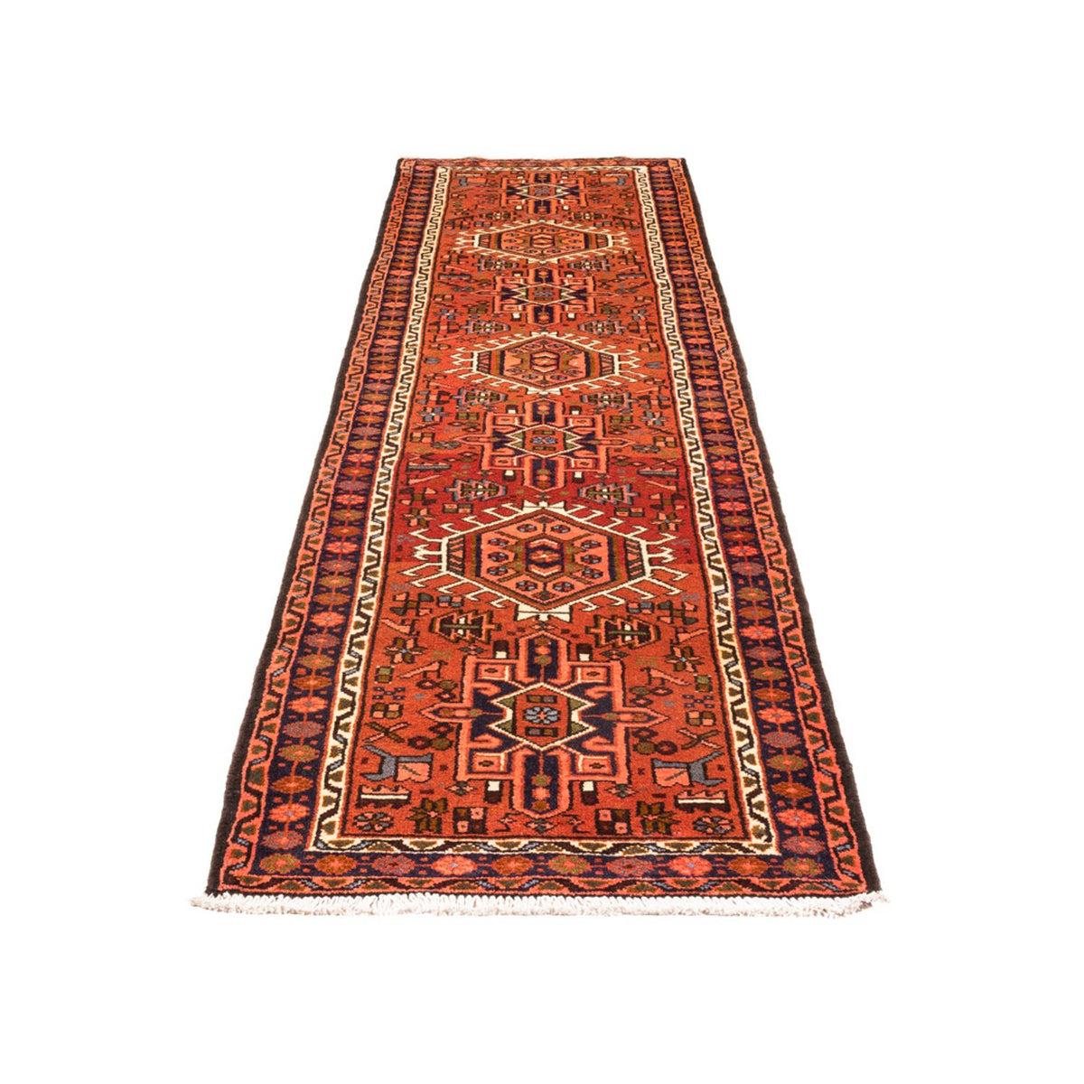 Runner Persisk matta - Nomadic - 290 x 76 cm - röd