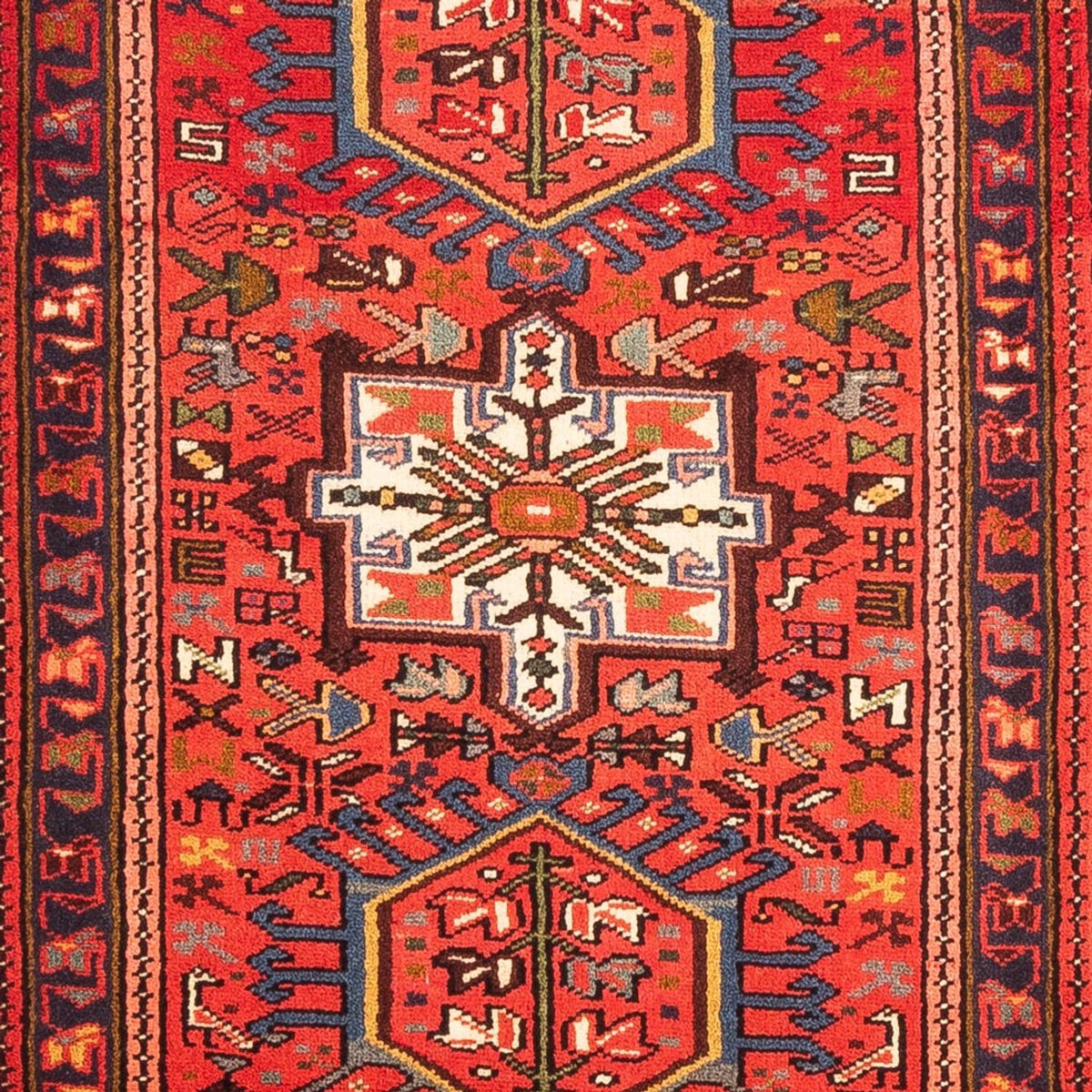 Runner Persisk matta - Nomadic - 297 x 77 cm - röd